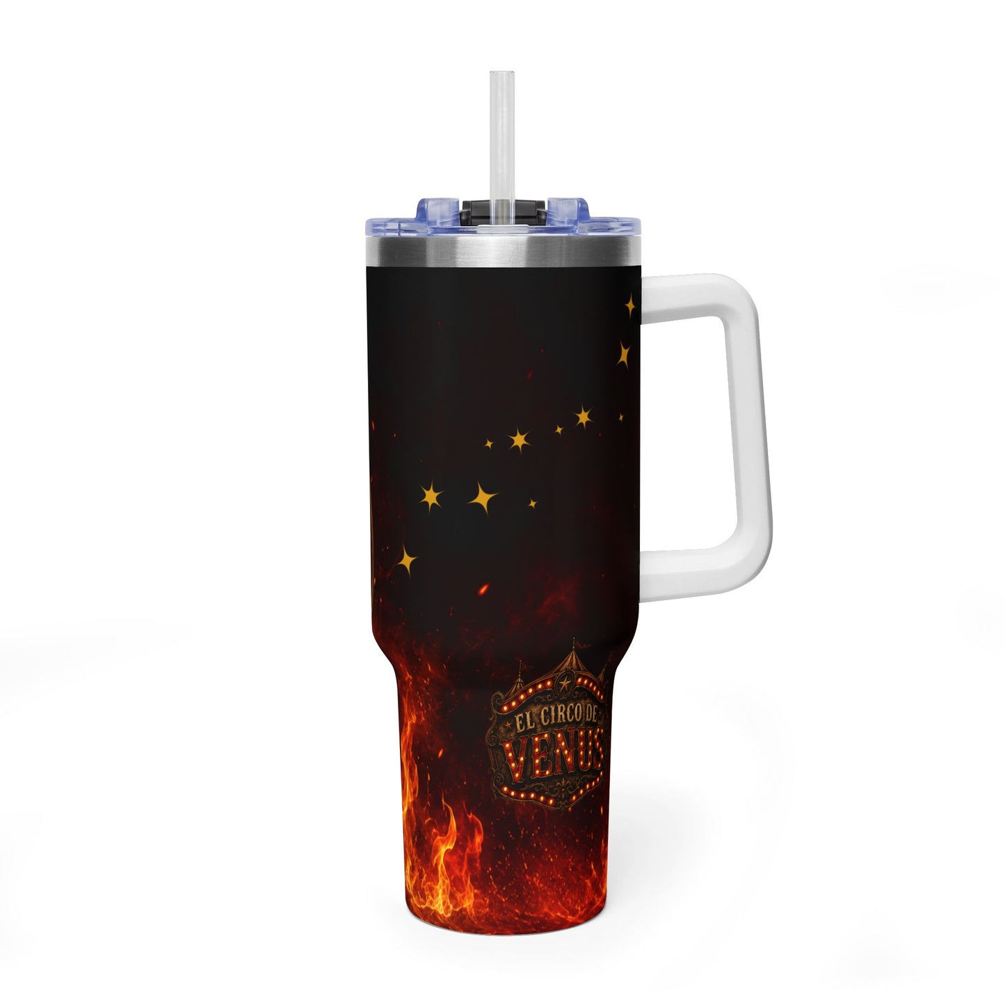 Vaso Térmico 40 oz #TeamRealengo – Edición El Circo de Venus 🎪✨