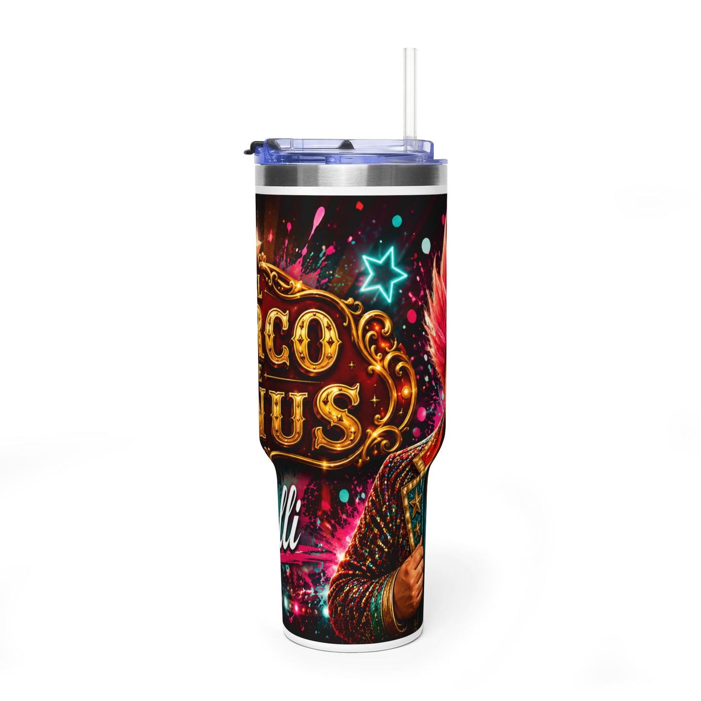 Vaso Térmico 40 oz #PulliLaMáquina – El Circo de Venus | Edición Oficial