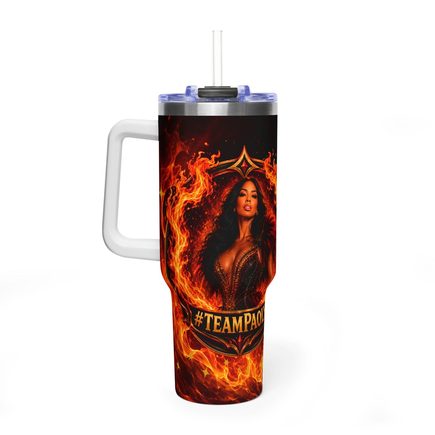 Vaso Térmico 40 oz #TeamPaoly – Edición El Circo de Venus 🎪✨