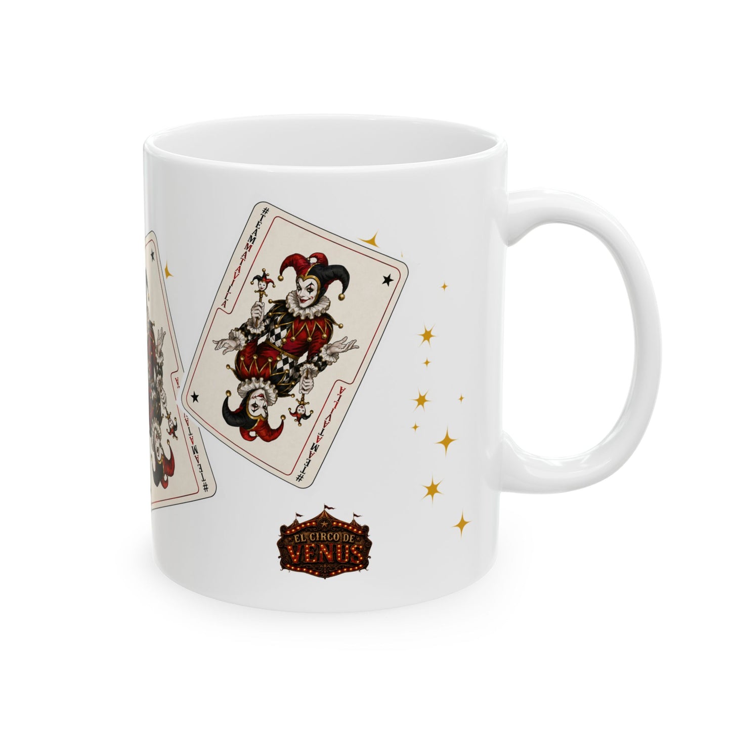 Taza Oficial #TeamMaravilla – El Circo de Venus | Edición de Colección 11 oz