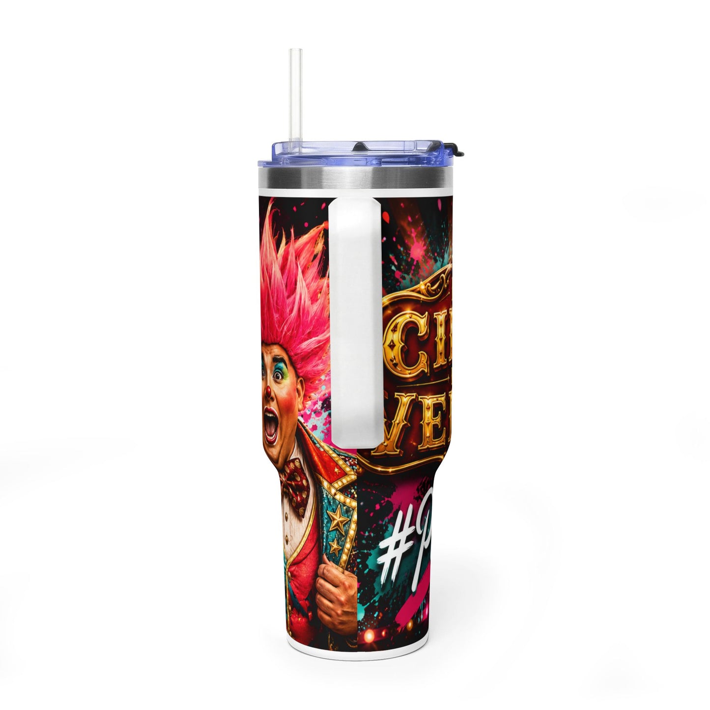 Vaso Térmico 40 oz #PulliLaMáquina – El Circo de Venus | Edición Oficial