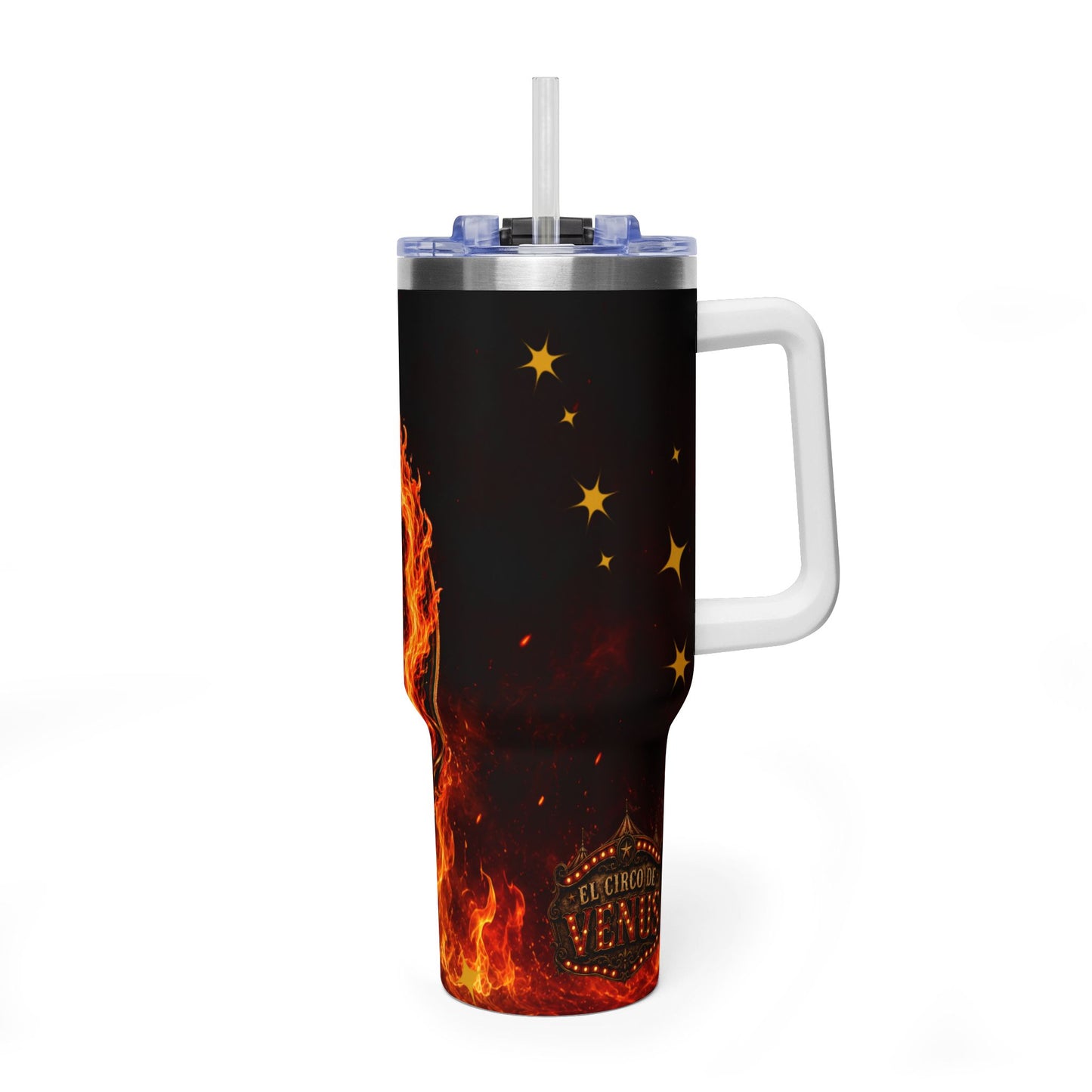 Vaso Térmico 40 oz #TeamPaoly – Edición El Circo de Venus 🎪✨