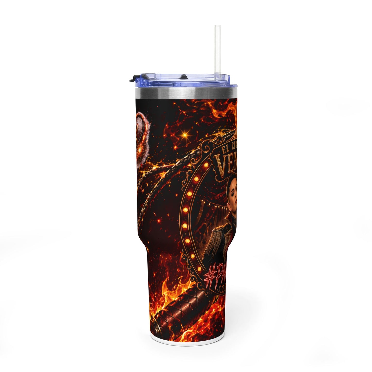 Vaso Térmico 40 oz #Parchita – La Domadora de las Perras | El Circo de Venus | Edición Oficial