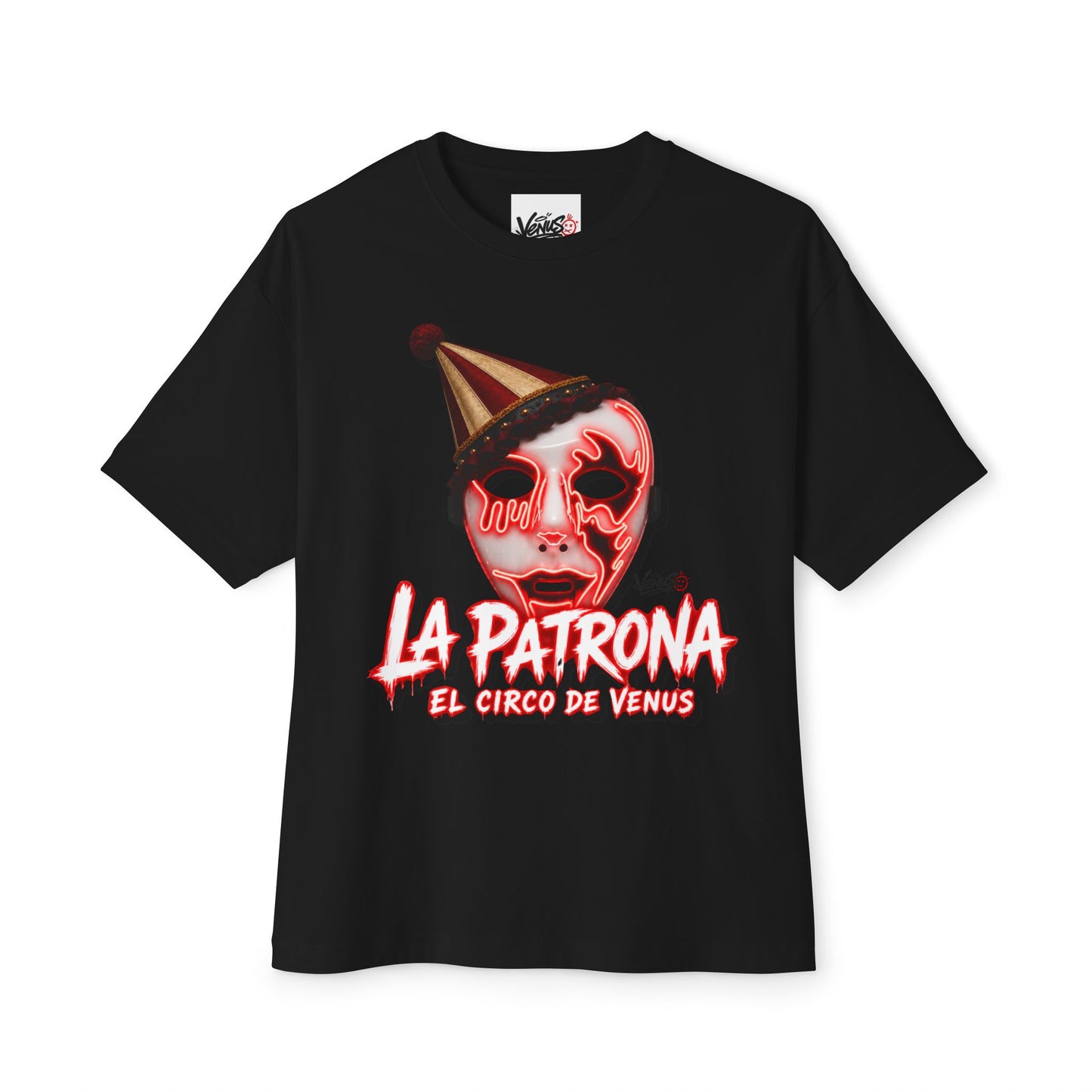 La Patrona Tee — Horror Clown Graphic T-Shirt