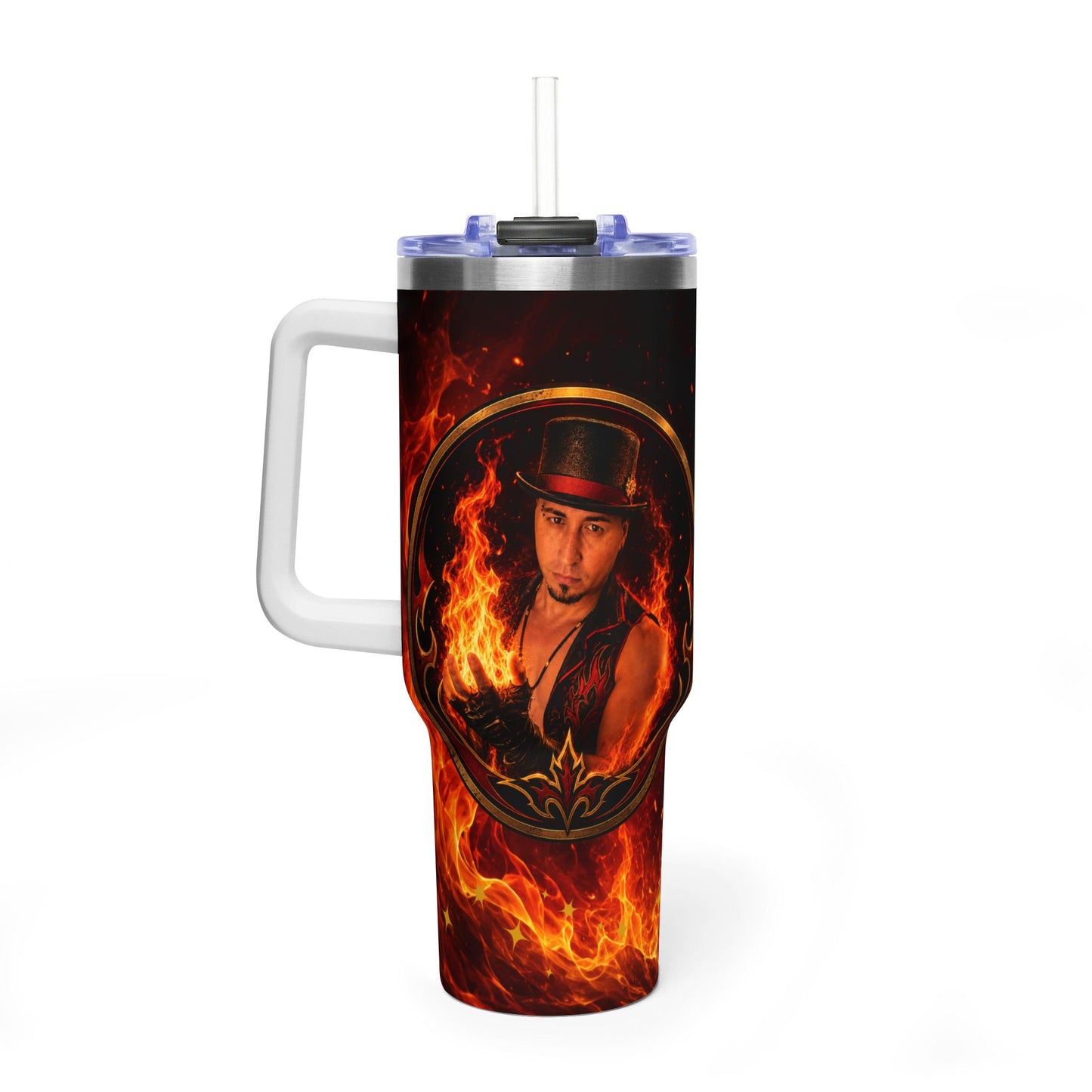 Vaso Térmico 40 oz #TeamRealengo – Edición El Circo de Venus 🎪✨