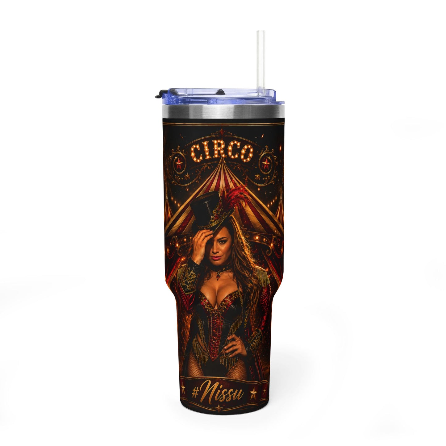 Vaso Térmico 40 oz #Nissu – Edición El Circo de Venus 🎪✨