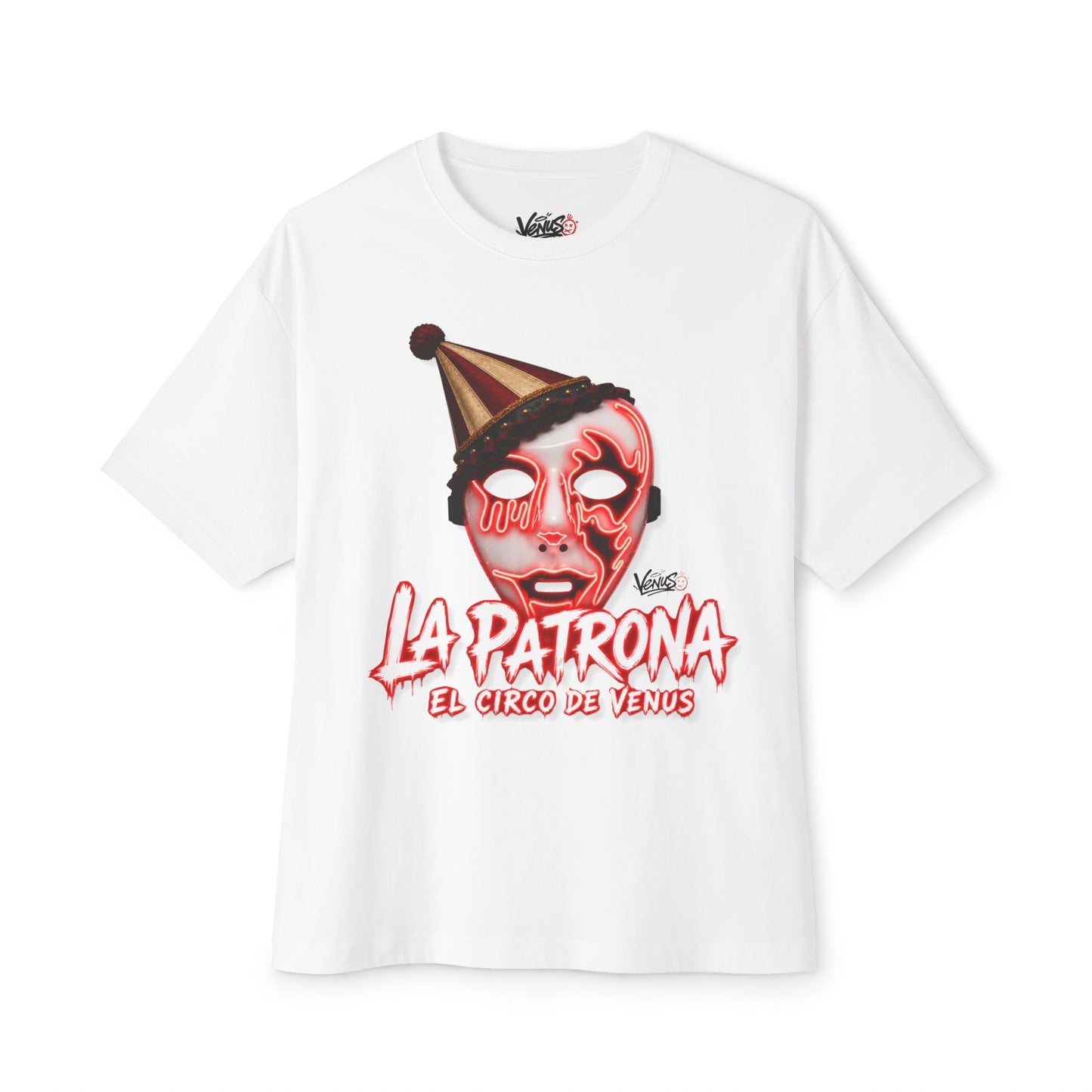 La Patrona Tee — Horror Clown Graphic T-Shirt